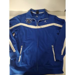 Jordan BB Men Track Jacket Size Small Vintage 90s Royal Blue